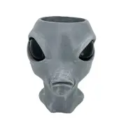 Quirky Alien Planter Ornament for Home Indoor Outdoor Planting Flower Pot