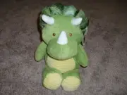 Kelly Baby Dinosaur Plush Green Rattle Toy 20" Kellybaby Nursery Decor Boy NWT