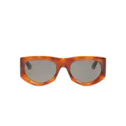[Gucci] Gucci Oval-frame Sunglasses ONE SIZE BROWN