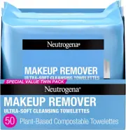 Neutrogena Makeup Remover Cleansing Face Wipes, Daily Cleansing Facial Towele...