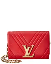 Louis Vuitton Red Lambskin Leather Louise GM (Authentic Pre-Loved)