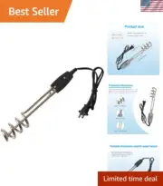 Versatile Immersion Heater - 1000W and 1500W Options for Quick Water Heating