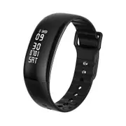 A69 0.87inch OLED Heart Rate Monitor Pedometer Sport Smart Bracelet For iphone X 8/8Plus Samsung S8 BLACK COLOR