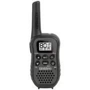 Uniden Walkie Talkie UHF Radio with Kid Zone Charcoal