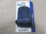 New Sony LCS-CSW CyberShot Bloggie Soft Carry Case Detachable Belt Loop (Blue)