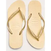 Butter Yellow Havaianas Slim Flip Flops, Butter Yellow