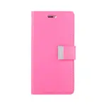 Goospery Rich Diary case for iPhone 15 Pro Max - Hot Pink