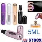 Travel Portable Mini Refillable Perfume Atomizer Bottles Spray Pump Scent 5ml X3