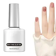 8 In 1 Nail Glue Gel, Gel Nail Glue - Vista Print Nail Extension Gel | 8-in-1 Nail Gel Glue, Long Lasting Nail Extension Loop, Gel Nail Glue, For Nail Tips and Acrylic Nails
