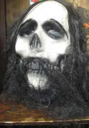 Rasputin Pirate Black Beard Blind Dead Hippy Skeleton Skull Latex Mask
