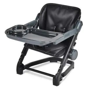 英國 Unilove Feed Me攜帶式寶寶餐椅_黑色 | 摺疊餐椅(椅身+椅墊)