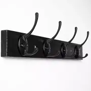 Coat Hooks for Wall,Coat Rack Wall Mounted,Hat Hooks and Hat Rack with 4 Hooks