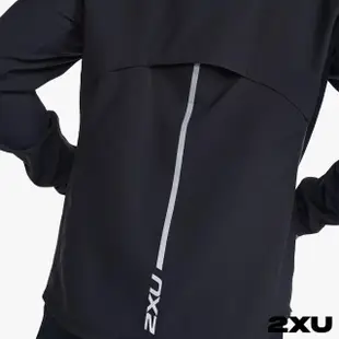 【2XU】男 Aero 運動外套(黑/反光銀)