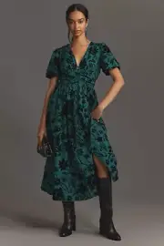 NWT Anthropologie The Katerina Button-Front Dress Size Medium
