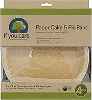 If You Care FSC Certified Paper Cake and Pie Baking Pans, 4-Count