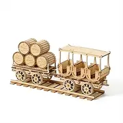 bennama 3D Wooden Puzzles Wine Truck Model Kits, Brainteaser and Puzzle for Christmas/Birthday,Gifts for Adults and Teens to Build Combination