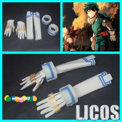 My Hero Academia Izuku Midoriya Deku's Air Force Gloves With Sleeve Cosplay Prop