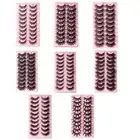False Eyelashes Dramatic 3D Faux Mink Lashes Fake False Lashes Soft