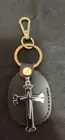 Leather Keychain Protective Case For Apple Airtag Tracker Black 375