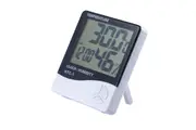 Digital Indoor Thermometer Hygrometer Clock Alarm