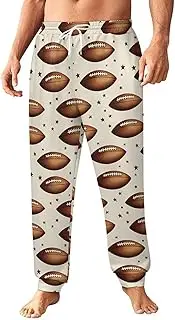 [Generic] Men's Sweatpants, Sports Grid Pattern-59, Polyester Joggers, Sweatpants Jogging Pants for Workout Running