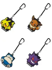 Pokemon B-SIDE LABEL Pass IC card Case Snorlax Gengar Pikachu Eevee Luggage Tags