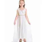 潮流希臘女神希臘萬聖節服裝女孩服裝希臘女神兒童限量庫存