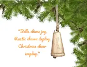 "Christmas Cow Bells: Rustic Charm for Festive Celebrations LOTS OF 100