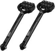 Versatile Car Sound Deadening Rollers 2 Pack Plastic Seam Rollers for Auto Insulation Noise Control Tool Black