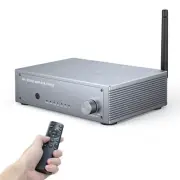 Bluetooth Audio Power Amplifier, 200W 2 Channel Amplifier Mini Hi-Fi Stereo R...