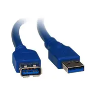 8Ware 2m USB 3.0 Extension Cable Cord A to A Male to Female Connector Sync Blue