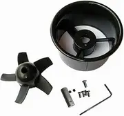 JFtech 64mm Duct Fan Unit 5-Blade Propeller Prop Kit Set for RC Model Ducted Fan EDF Jet Airplane Aircraft
