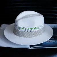 在飛比找樂天市場購物網優惠-防曬遮陽草帽夏季大頭巴拿馬帽子白色禮帽出游沙灘太陽帽型男帽子