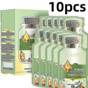 10pcs Natural Plant Hair Dye Bubble New Botanical Based For Grey Hair Color Bubble Dye -gsl Chestnut brown