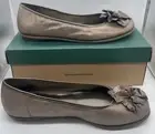 NEW Clark’s Book End Ballet Flats Pewter SZ 10