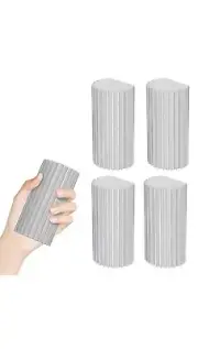 8 x Damp Clean Duster Sponges High-Density Sponge For Glass/Mirrors/Bathtubs