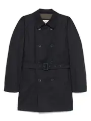 [Herno] Herno-Trench Doppiopetto In Gabardine Di Cotone-Uomo 50