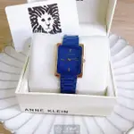 【ANNE KLEIN】ANNE KLEIN安妮克萊恩女錶型號AN00600(寶藍色錶面寶藍錶殼寶藍精鋼錶帶款)