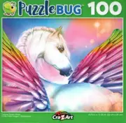 Rainbow Pegasus Fantasy Pony Dream Horse Jigsaw Puzzle 100 Pieces 8.75"X11.25"