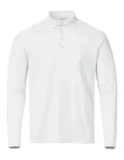 [MUSTO] Evolution Sunblock Long Sleeve Polo 2.0 in White