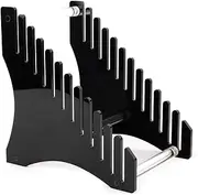 Hepzest Vinyl Record Storage Holder Vinyl IP Records Stand Album Storage Organizer Display Stand Portable Book Display Stand