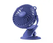 Clip Fan Usb Desktop Office Fan Mini Dormitory Fan - Dark Blue