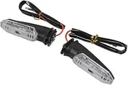 Front Rear Turning Indicator Lights, for CBR250RR X-ADV750 XADV 750 2017 2018 2019 2020 Turn Signals Blinker Indicator Light Lamp Motorcycle Turn Signal Lights(Black Clear Lens)