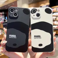 在飛比找ETMall東森購物網優惠-俠影~PANDA大熊貓可愛情侶適用iPhone14手機殼蘋果