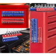 6PCS Magnetic Socket Organizer Storage Holder Trays Set 1/4" 3/8" 1/2" 143 Slot