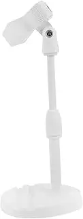 TOGEVAL Nail Lamp Holder Nail Polish Dryer Portable Dryer Light Stand Desktop Stand Light Socket Mic Stand Mini Dryer Curing Lamp Clamp Hand Held LED Light for Nails Plastic White