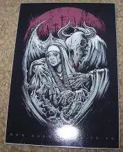 GODMACHINE Sticker 3 X 4" Weeping Woman decal like poster art print