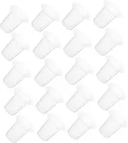 Milisten 50pcs Planting Basket Net Cups Hydroponic Pot Gardening Hydroponic Growing System Aquatic Plant Baskets Hydroponics Growing System Aquatic Plant Pot Mesh Nets Slotted Plastic White