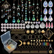 DIY Suncatchers, 400 pcs Sun Catchers Making Supplies Kit Art and Crafts for ...