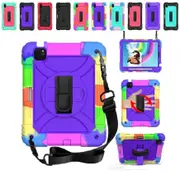 For iPad Pro 11''2018 Kids Heavy Duty Tough Rugged Strap Case Cover with pencil holder